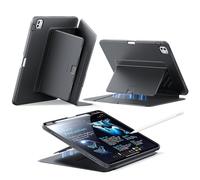 ESR Cover per iPad Pro 13"(M5/M4) 2025/2024, Supporto Verticale con Diverse Angolazioni, Ultra Stabile per iPad Pro 13 con Porta Pencil, Serie Flip, Nero