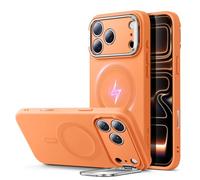 ESR Cover Supporto Flex per iPhone 17 Pro Controllo Fotocamera, Naranja | Controllo Fotocamera, compatibile con MagSafe, Protezione militare anti-caduta, ultrasottile, Fodera in microfibra morbida
