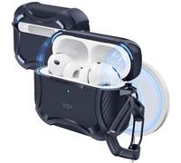ESR Custodia per AirPods Pro 3 (2025), Compatibile con Airpods Pro 3 (cavo USB-C), Coperchio magnetico, Compatibile con MagSafe, Resistente protezione antiurto, Serie Cyber, Blu