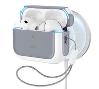 ESR Custodia per AirPods Pro 3, Compatibile con la custodia AirPods Pro di 3a Gen (2025), Compatibile con MagSafe, Protezione completa contro le cadute, Cordino incluso, Bianca
