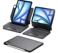 ESR iPad Air 11 Inch Case with Keyboard (M2 2024) Easy-Set Magnetic Stand Portrait/Raised Modes for iPad Pro 11/Air 5th/4th Generation Ke