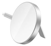 ESR Magsafe Caricabatterie wireless da 15 W per iPhone 17/17e/16/15/14/13/12, S26 Series/Google Pixel 10, AirPods 4/3, stazione di ricarica induttiva con cavo di nylon rinforzato A/C da 1,5 m, Bianco