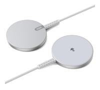 ESR Magsafe Caricabatterie wireless da 15 W Qi2 per iPhone 17/16/16 Pro/16 Pro Max/15/14/13/Google Pixel 10, AirPods 4/3, stazione di ricarica induttiva con cavo di nylon rinforzato A/C da 1,5 m