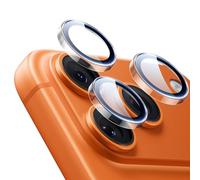 ESR Pellicola Protezione fotocamera per iPhone 17 Pro Max/17 Pro/16 Pro Max/16 Pro/15 Pro Max/15 Pro, Ultra resistenti, Individuali, Resistenti ai graffi HD, ultrasottili, 1 Set, Trasparente