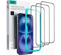 ESR Pellicola Vetro per Iphone 16 /Iphone 15, Vetro Temperato Con Supporto Di In