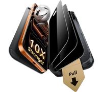 ESR Pellicola Vetro Privacy per iPhone 17 Pro, Protettiva Privacy per Schermo Armorite 9+, Grado militare, Estremamente durevole - Prodotto da Corning™, Vestibilità UltraFit, 3 Pack