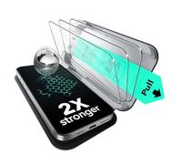 ESR Pellicola Vetro Temperato per iPhone 16/iPhone 15, Protezione di livello militare, Durezza 9H, Vetro temperato a copertura totale con supporto UltraFit, 3 Pezzi