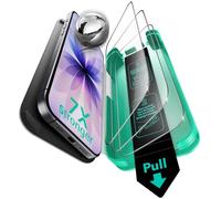 ESR Pellicola Vetro Temperato per iPhone 17/16 Pro, Vetro temperato di qualità militare, Infrangibile, Rivestimento anti-riflesso, Durevole, serie Armorite Ultra-Tough con supporto Ultra Fit, 3 pezzi
