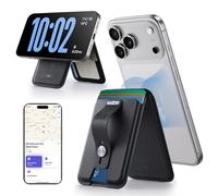 ESR Portafoglio per MagSafe, Blocco RFID, Portafoglio Magnetico Geo iPhone,Supporto Regolabile e Funzionalità Find My, Tracciamento del Wallet con app Dov’è, Per iPhone serie 17/16/15/14/13/12, Nero