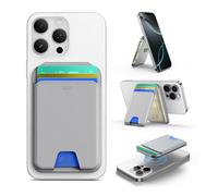ESR Portafoglio per MagSafe, Blocco RFID, Supporto per 5 Carte, Supporto Regolabile, Porta Carte per iPhone Serie 17/16/15/14/13/12, per Google Pixel 10/10 Pro/10 Pro XL, Non per 13/12 Mini, Grigio