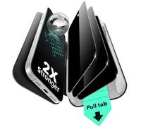 ESR Privacy Pellicola per iPhone 16 Plus/iPhone 15 Plus, Vetro temperato 9H+, Zero bolle e polvere, Protezione di grado militare, Durevole con strumento di installazione facile, 3 Confezioni