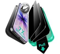 ESR Privacy Pellicola per iPhone 17/16 Pro, Vetro temperato 9H, Livello militare, Rivestimento anti-riflesso, Protezione della privacy, serie Armorite Ultra-Tough con supporto Ultra Fit, 3 Pezzi