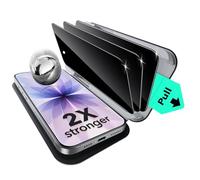 ESR Privacy Pellicola Vetro per iPhone 17/16 Pro, Qualità militare, Infrangibili, Con durezza 9H e protezione della privacy, Complete di supporto UltraFit, 3 Pezzi