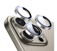 ESR Protezione Fotocamera per iPhone 17 Pro Max/17 Pro, 1 Pezzi, Titanio | Individuali, Vetro Temperato 9H, Nitidezza Originale della fotocamera, per iPhone 17/16/15/14 Pro Max/Pro, Compatibile cover