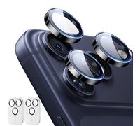 ESR Protezione Fotocamera per iPhone 17 Pro Max/17 Pro, 2 Pezzi, Nero | Individuali, Vetro Temperato 9H, Nitidezza Originale della fotocamera, per iPhone 17/16/15/14 Pro Max/Pro, Compatibile cover