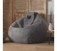 ESRADA Poltrona a sacco reclinabile, resistente all'acqua, ideale per il salotto o il gioco, per casa o giardino, C-110 x 120 cm