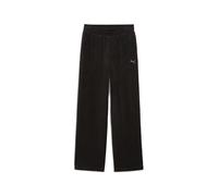 Ess Elevated Velour Rib Straight Leg Pant PUMA Black