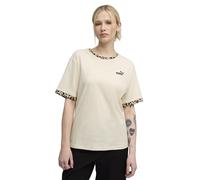 Puma - Ess Graphic Animal Relaxed Tee Bianco - Abbigliamento M Bianco