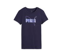 Ess Logo Lab Metallic Tee Deep Plum
