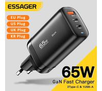 Essager 65W GaN USB Tipo C Caricatore Per Il Computer Portatile PPS 45W 25W Carica Veloce Per Samsung Xiaomi Realme mobile iPhone15 14 13 Pro Telefono