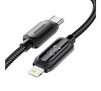 Baseus Cafule Series - Cavo dati in metallo da tipo C a Lightning PD, 20 W, 1 m, colore: Nero