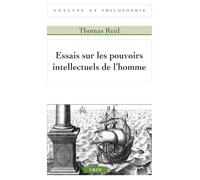 Essais sur les pouvoirs intellectuels de l'homme