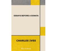 Essays Before a Sonata