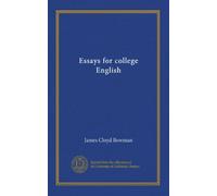 Essays for college English