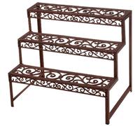 Esschert Bph33 Etagere Rettangolare in ghisa, 79 x 66 x 49 cm, Marrone