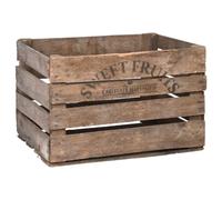 esschert - Cassetta in legno anticato, Casse in legno, 51 x 42 cm