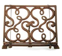 Esschert Design 8032 - Supporto per libri di cucina (finitura rustica)