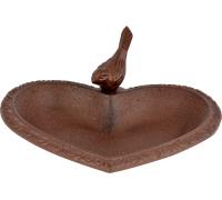 Esschert Design Fontana per Uccelli - Cuore - 1 pz.