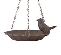 Esschert Design Abbeveratoio per Uccelli Vasca Piscina Ciotola di Cibo Cast