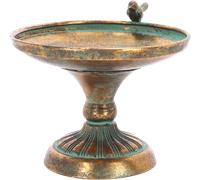 Esschert Design Aged Metal - Abbeveratoio per Uccelli - L