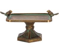 Esschert Design Aged Metal - Abbeveratoio per Uccelli - M