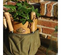 Esschert Design borsa per attrezzi da giardino, borsa per attrezzi, rotonda c...