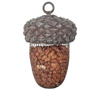Esschert Design Contenitore per Mangime Ghianda 14 x 14 X 22 CM Uccello Dadi