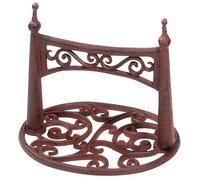 Esschert Design Ellipse - Spazzolascarpe e Stivali Decorativo, in Ferro battuto