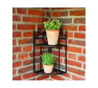 Esschert Design Etagere ad angolo in ferro richiudibile Etagere ad angolo in ferro richiudibile