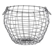 Esschert Design Filo Cestino -mittel- Rotondo Ø 36,4 CM Maniglie Decorazione