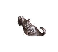 Esschert Design Gancio da parete rubinetto marrone antico