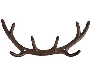 Esschert Design Gancio per corna rustico, in ghisa, DB76