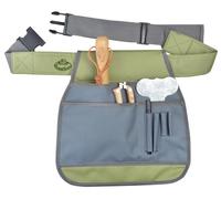 Esschert Design Giardino Grembiule Corto Grigio Verde Gartengerätegürtel