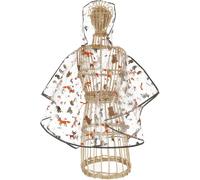 Esschert Design Impermeabile per Bambini Trasparente - Animali della Foresta - 1 pz.