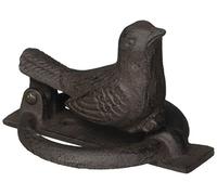 Esschert Design lh235 - Pomello per Porta, Serie Bird, Colore: Marrone Antico