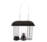 Esschert Design - Mangiatoia per uccelli, colore: Nero