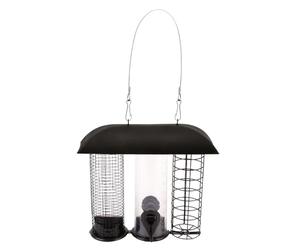 Esschert Design - Mangiatoia per uccelli, colore: Nero