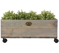 Esschert Design ng41 - Portavaso con Ruote, Misura M