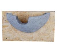 Esschert Design - Nido per Rondini a Forma di cesta rovesciata, Molto Robusta, da Circa 24 cm x 9,1 cm x 15 cm