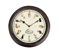 Esschert Design Orologio con miagolio del gatto Orologio con miagolio del gatto